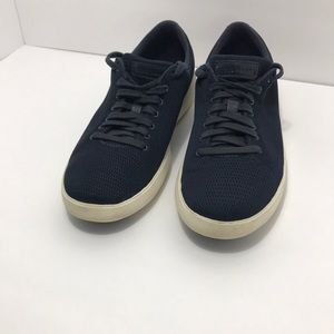Cole Haan men’s 7.5 M sneakers. Navy Fabric upper White rubber sole. Some wear